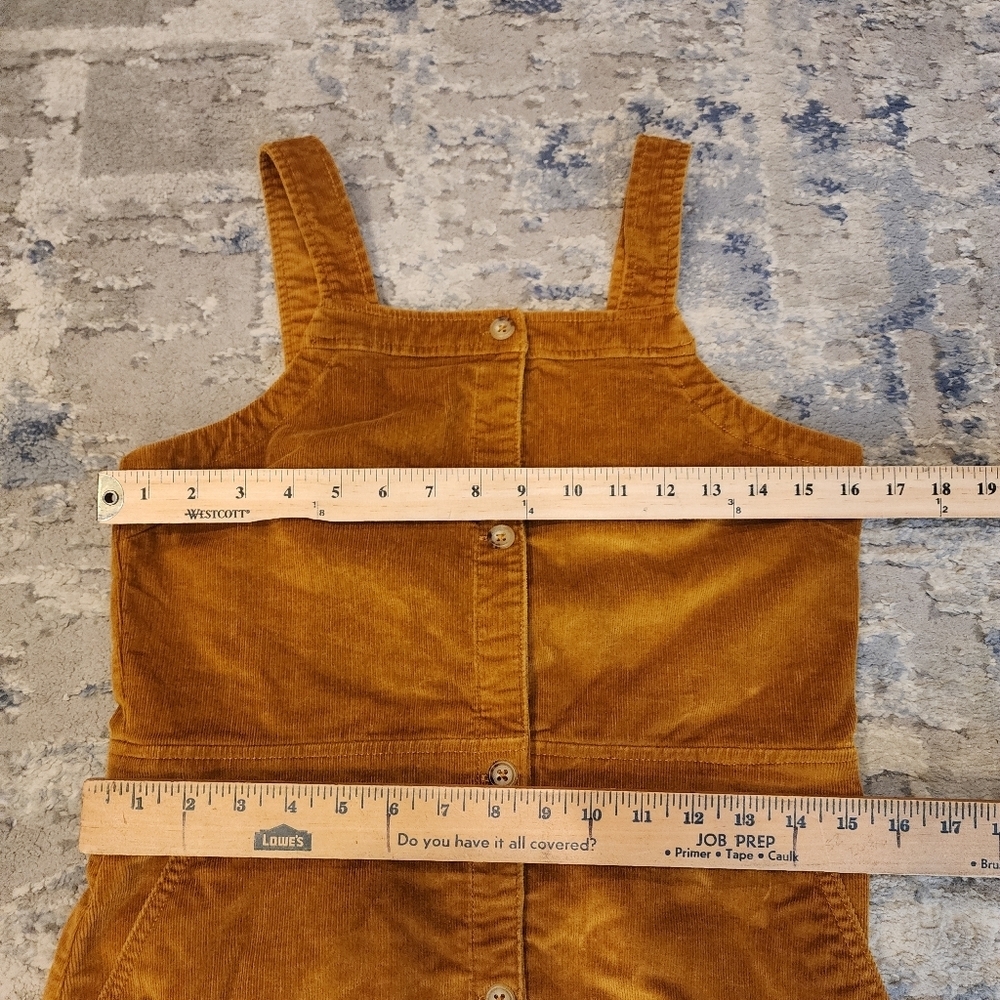 Crewcuts Mustard Brown Corduroy Sleeveless Dress Size 16 Kids J. Crew - Picture 13 of 16